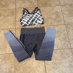 PINK Sports Bra and Ombré Seamless Leggings